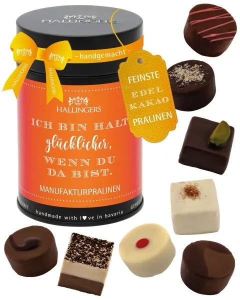 Ich bin halt glücklicher wenn? - Pralinen, ohne Alkohol handmade