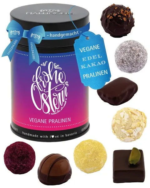 Frohe Ostern - Vegane Pralinen, mit & ohne Alkohol