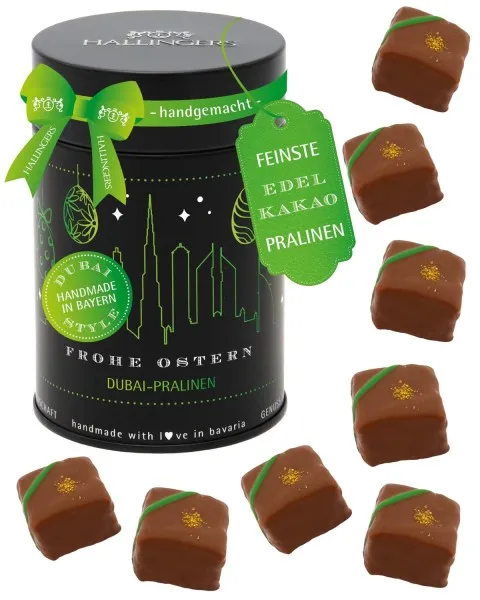 Dubai Pralinen Frohe Ostern - Dubai-Style Pralinen, ohne Alkohol handmade