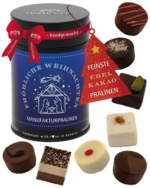 Fröhliche Weihnachten - Pralinen, ohne Alkohol handmade