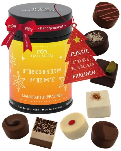 Frohes Fest - Pralinen, ohne Alkohol handmade