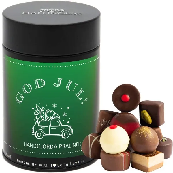 God Jul, green - Svenska - Pralinen, ohne Alkohol handmade