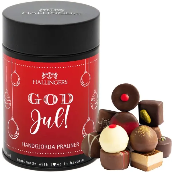 God Jul, red - Svenska - Pralinen, ohne Alkohol handmade