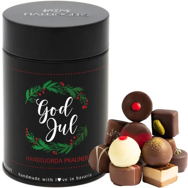 God Jul, Kranz - Svenska - Pralinen, ohne Alkohol handmade