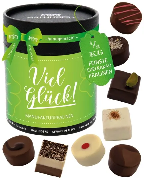 Viel Glück XXL - Pralinen, ohne Alkohol handmade