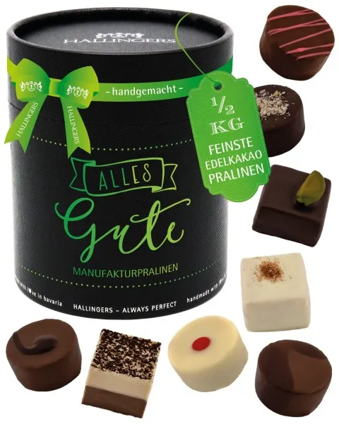 Alles Gute XXL - Pralinen, ohne Alkohol handmade