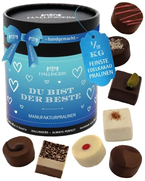 Du bist der Beste XXL - Pralinen, ohne Alkohol handmade