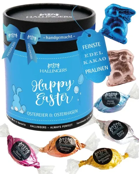 Happy Easter XXL - Pralinen-Osterei, mit & ohne Alkohol