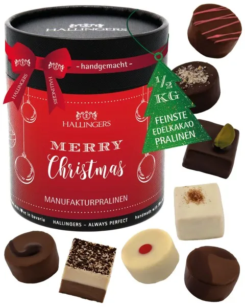 Merry Christmas XXL - Pralinen, ohne Alkohol handmade