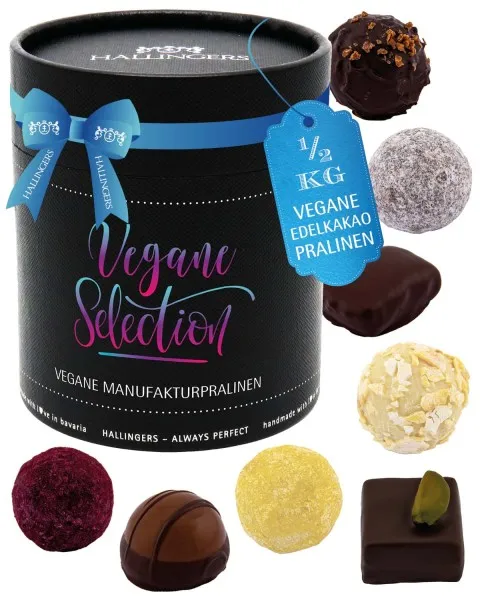 Vegane Selection XXL - Vegane Pralinen, mit & ohne Alkohol