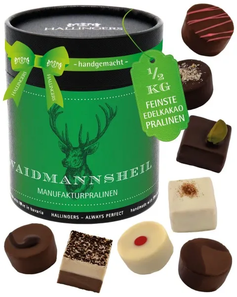 Waidmannsheil XXL - Pralinen, ohne Alkohol handmade