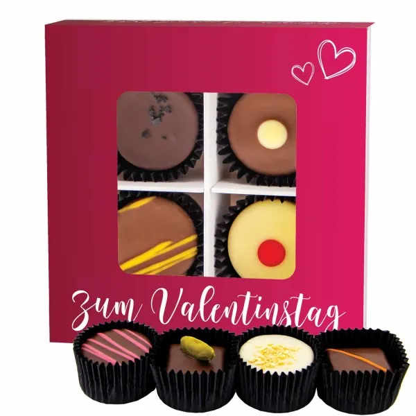 Pink, Zum Valentinstag - Pralinen, mit & ohne Alkohol