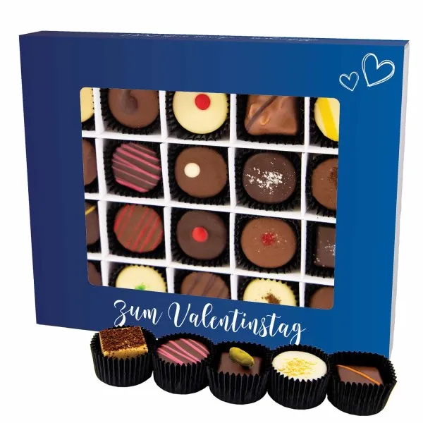 Blue, Zum Valentinstag XL - Pralinen, mit & ohne Alkohol