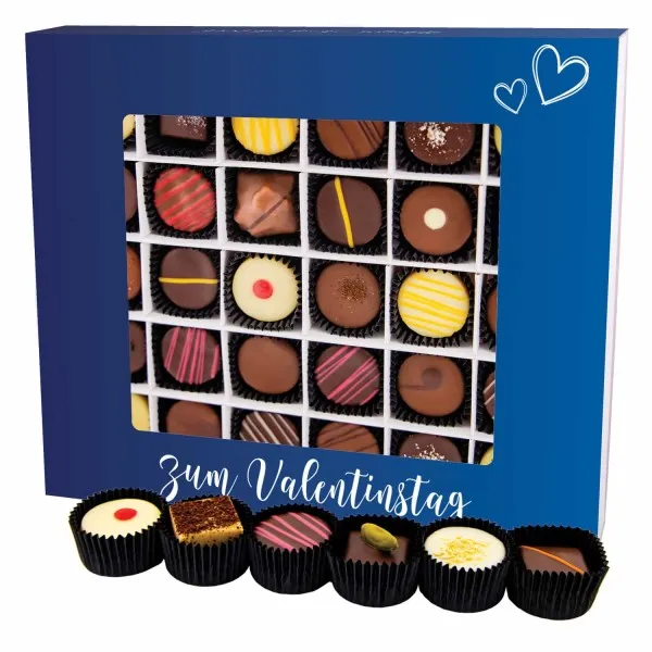Blue, Zum Valentinstag XXL - Pralinen, mit & ohne Alkohol