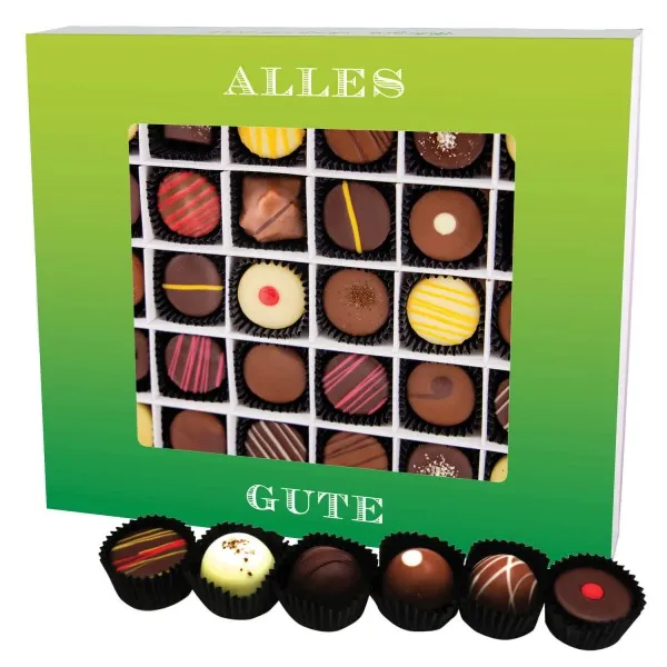 Alles Gute XXL - Pralinen, ohne Alkohol handmade