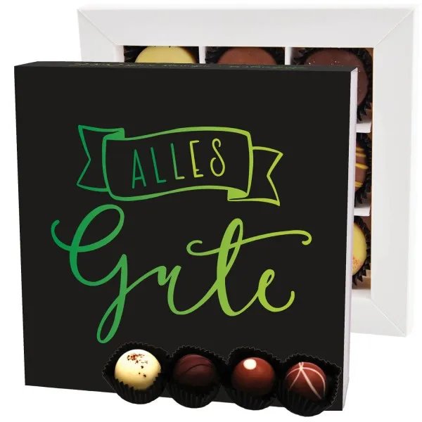 Alles Gute L - Pralinen, ohne Alkohol handmade