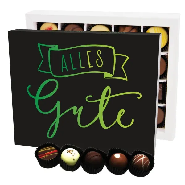 Alles Gute XL - Pralinen, ohne Alkohol handmade