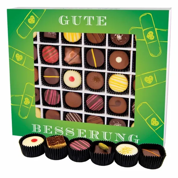 Gute Besserung XXL - Pralinen, ohne Alkohol handmade