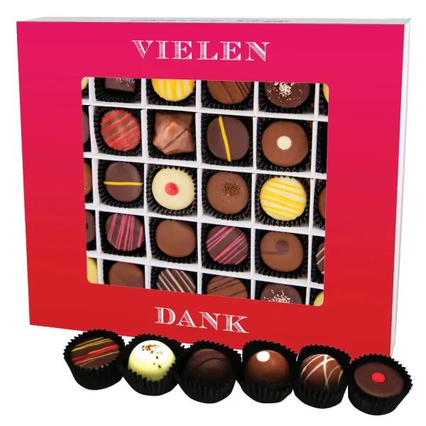 Vielen Dank XXL - Pralinen, mit & ohne Alkohol