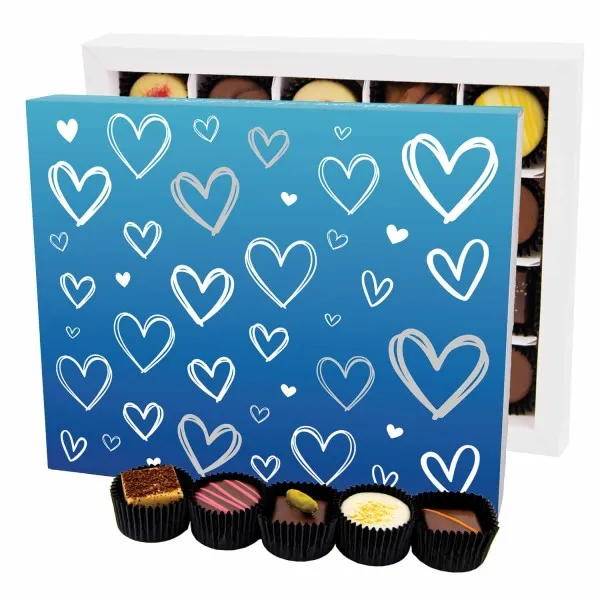 Love Blue XL - Pralinen, ohne Alkohol handmade