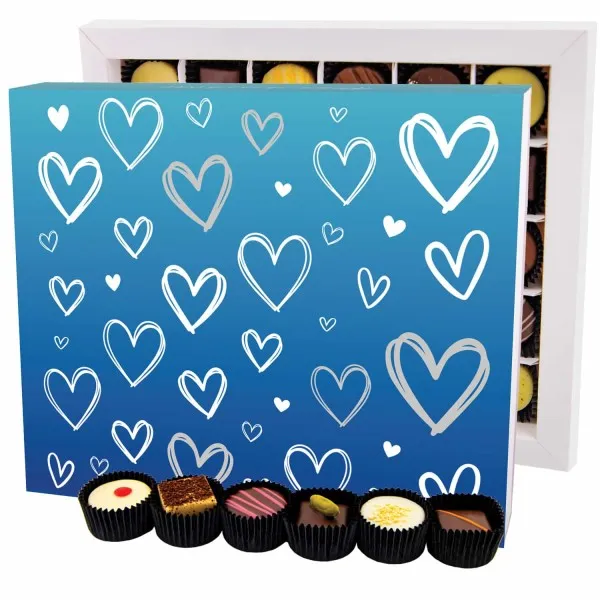 Love Blue XXL - Pralinen, ohne Alkohol handmade