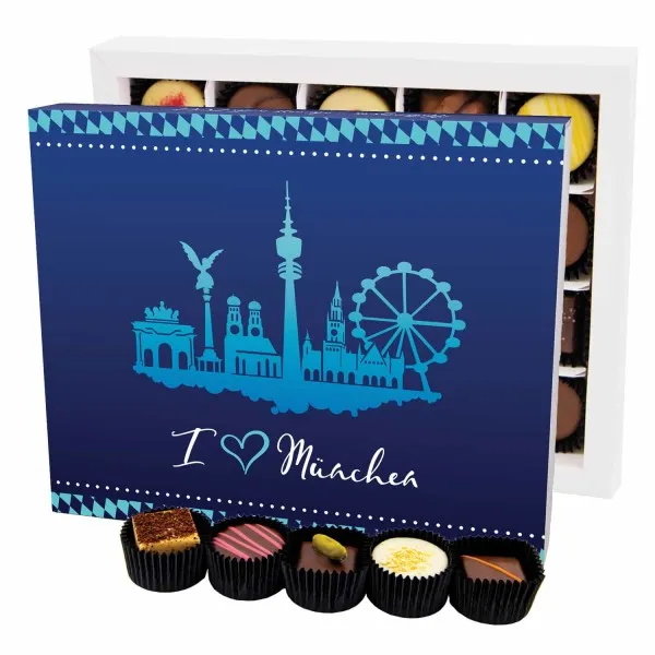 I love München XL - Pralinen, ohne Alkohol handmade