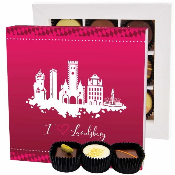 I love Landsberg L - Pralinen, ohne Alkohol handmade