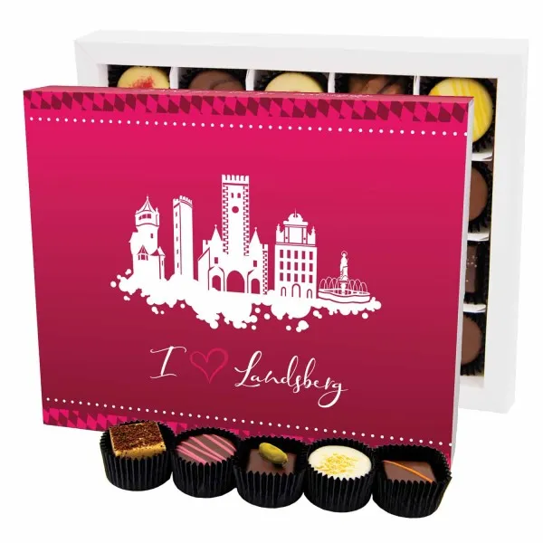 I love Landsberg XL - Pralinen, ohne Alkohol handmade