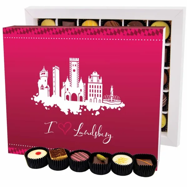 I love Landsberg XXL - Pralinen, ohne Alkohol handmade