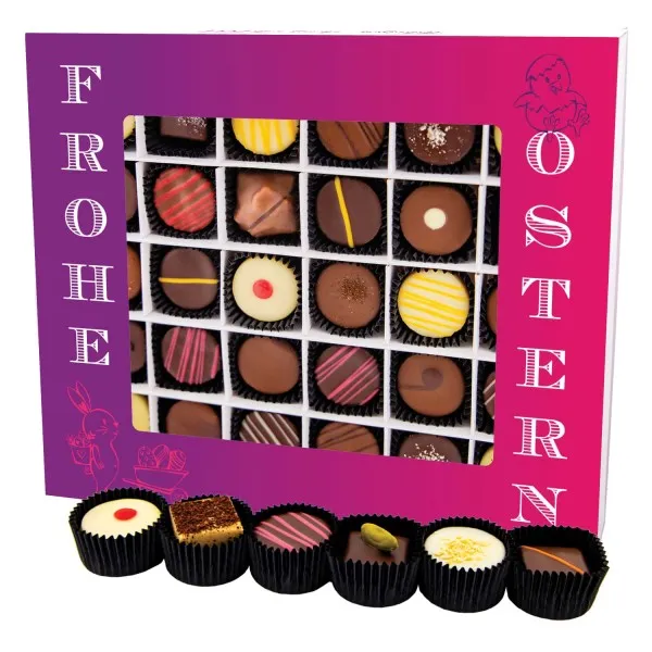 Frohe Ostern XXL - Pralinen, ohne Alkohol handmade