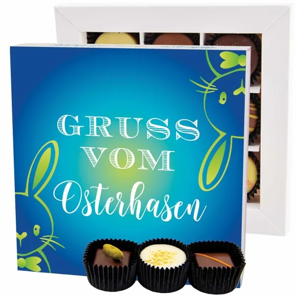 Gruß vom Osterhasen L - Pralinen, ohne Alkohol handmade