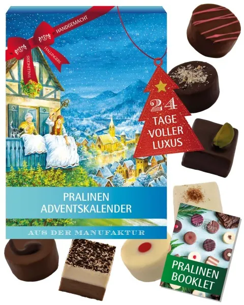 Adventskalender Frau Holle - Pralinen, ohne Alkohol handmade
