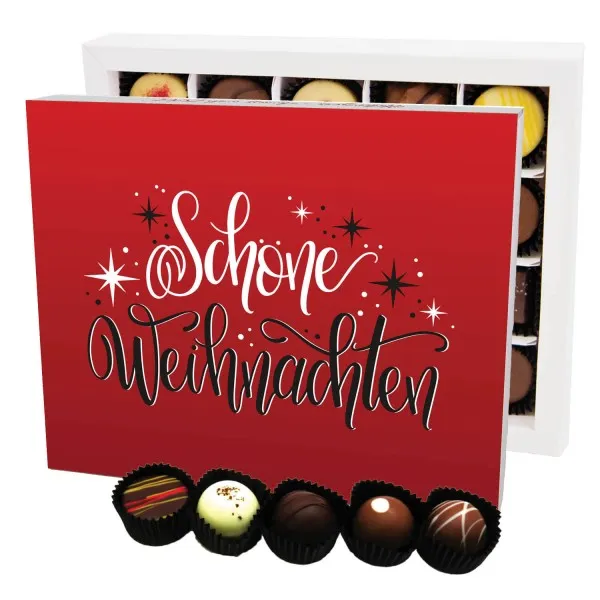 Schöne Weihnachten XL - Pralinen, ohne Alkohol handmade