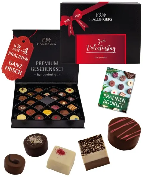 Zum Valentinstag - Pralinen, ohne Alkohol handmade