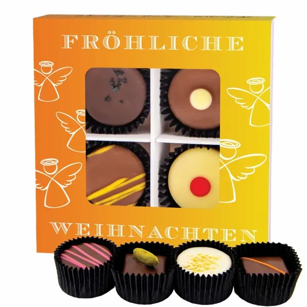 Fröhliche Weihnachten - Pralinen, mit & ohne Alkohol