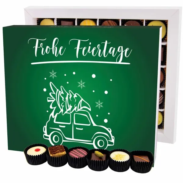 Frohe Feiertage XXL - Pralinen, ohne Alkohol handmade