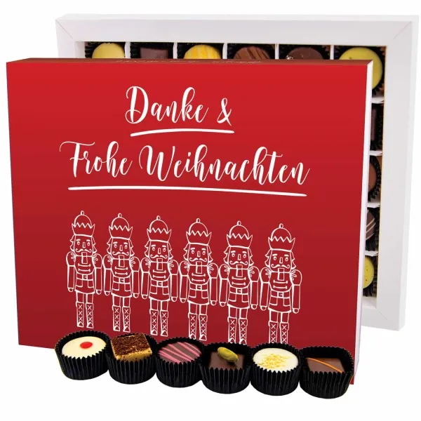 Danke & Frohe Weihnachten XXL - Pralinen, ohne Alkohol handmade