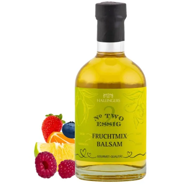Sommer Fruchtmix Balsam (4% Säure) - Gourmet-Essig, in Geschenk-Flasche