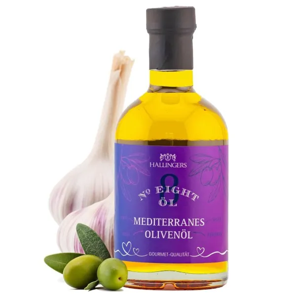 Mediterranes Olivenöl - Premium-Öl, in Geschenk-Flasche