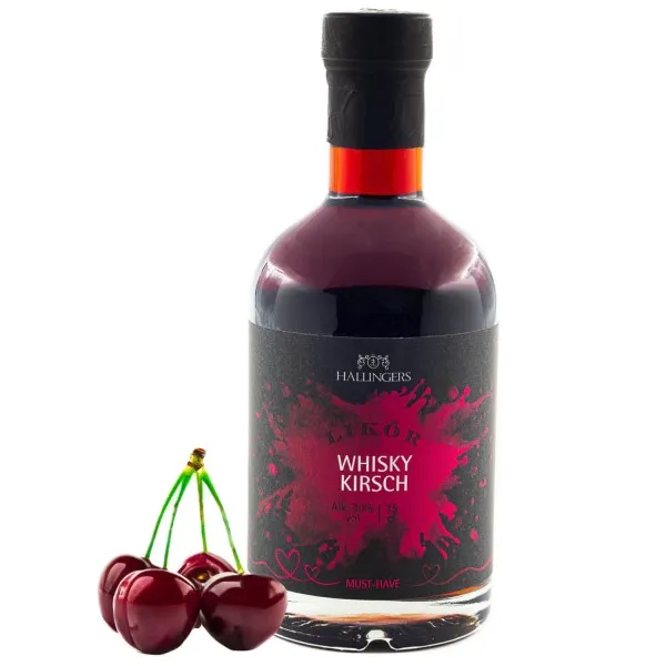 Whisky-Kirsch (30% vol.) - Premium-Likör, in Geschenk-Flasche