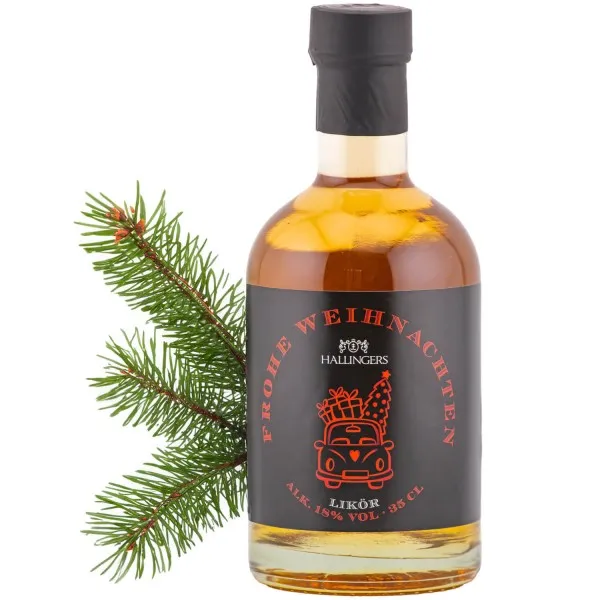 Frohe Weihnachten (18% vol.) - Premium-Likör, in Geschenk-Flasche