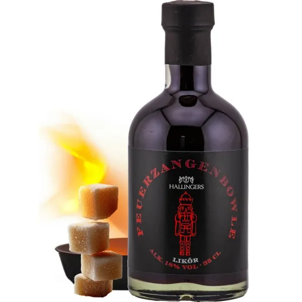 Feuerzangenbowle (18% vol.) - Premium-Likör, in Geschenk-Flasche