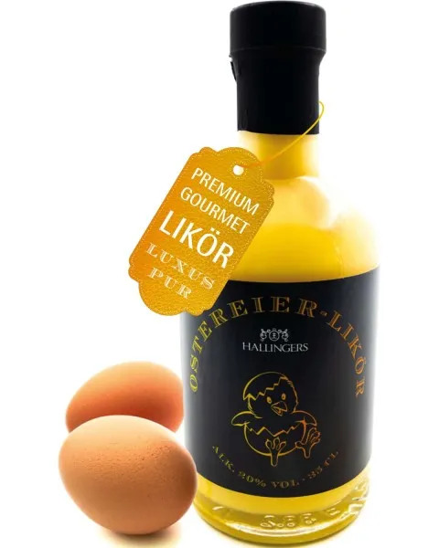 Oster-Eierlikör (20% vol.) - Edel-Sahnelikör, in Geschenk-Flasche