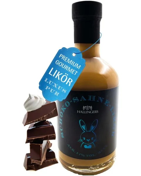 Oster Schokolade (17% vol.) - Edel-Sahnelikör, in Geschenk-Flasche