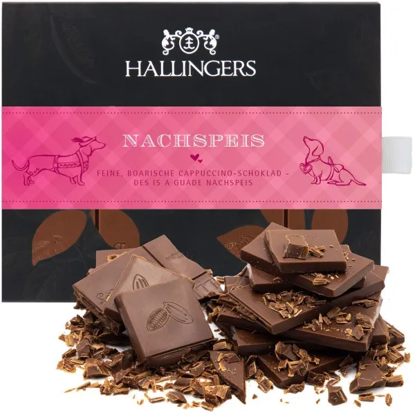 Vollmilch-Tafel Nachspeis (Cappuccino) - Schokolade, handmade ohne Alkohol