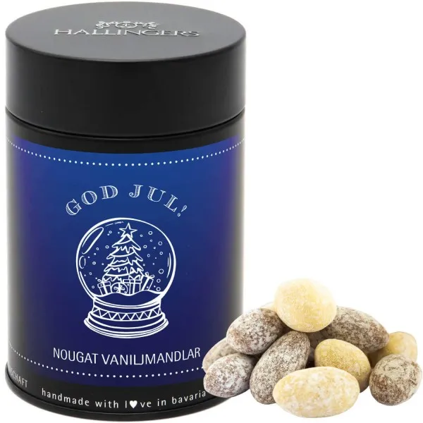 God Jul, blue - Nougat-Mandeln, handmade ohne Alkohol