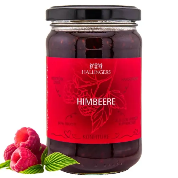 Himbeere - Konfitüre, handgerührt Kupferkessel