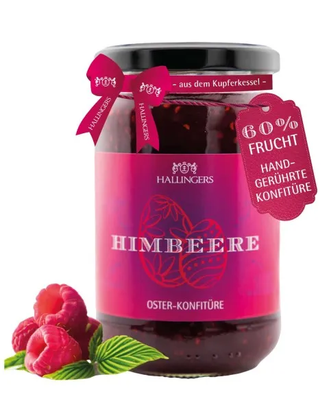 Oster Konfitüre (Himbeere) - Konfitüre, handgerührt Kupferkessel