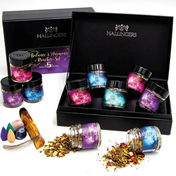 Balance & Harmonie - Räucherwerk-Set, zum Räuchern Geschenkbox