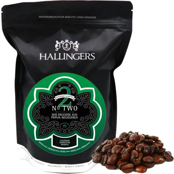 No. Two (aus Papua-Neuguinea) - Edel-Kaffee, langzeit geröstet